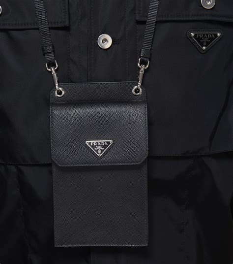 prada phone bag leather